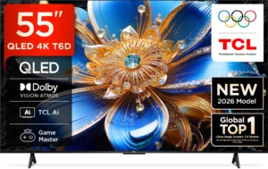TCL T6D 138.71 cm (55 inch) QLED Ultra HD
